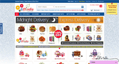 Desktop Screenshot of giftindia24x7.com